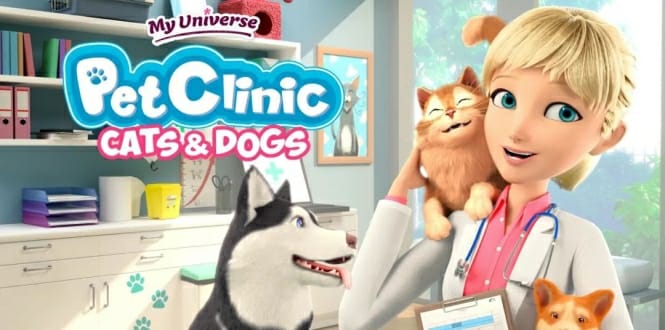 《我的领域-宠物诊所猫和狗》英文版：是一款卡通画风的模拟经营游戏