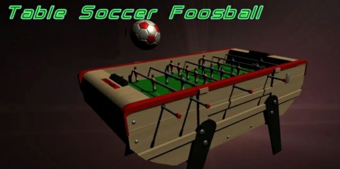 《桌上足球》英文版：是一款模拟桌上足球游戏