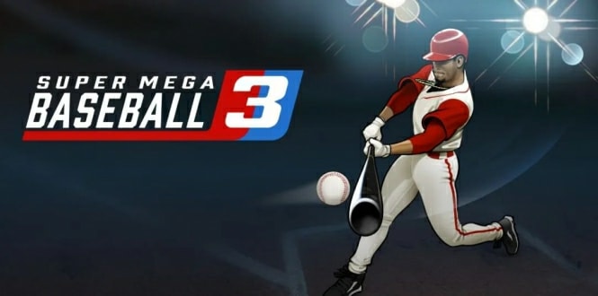《超级棒球3》英文版：是一款卡通风格的棒球类体育运动游戏