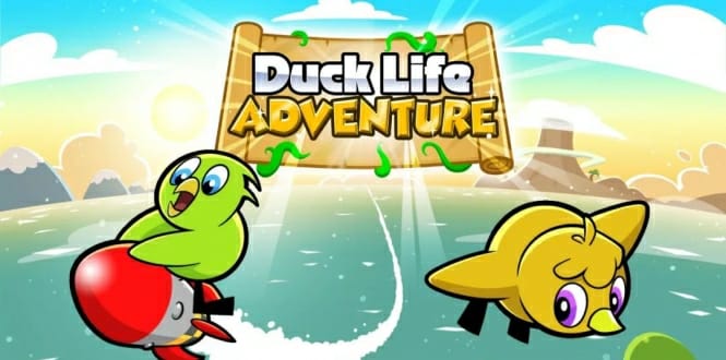 《鸭子生活：冒险》英文版：是一款十分可爱有趣的冒险竞技游戏
